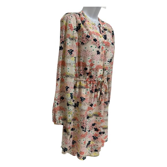 Maison Jules Floral Print Midi Dress - Pink and Black - Picture 6 of 13